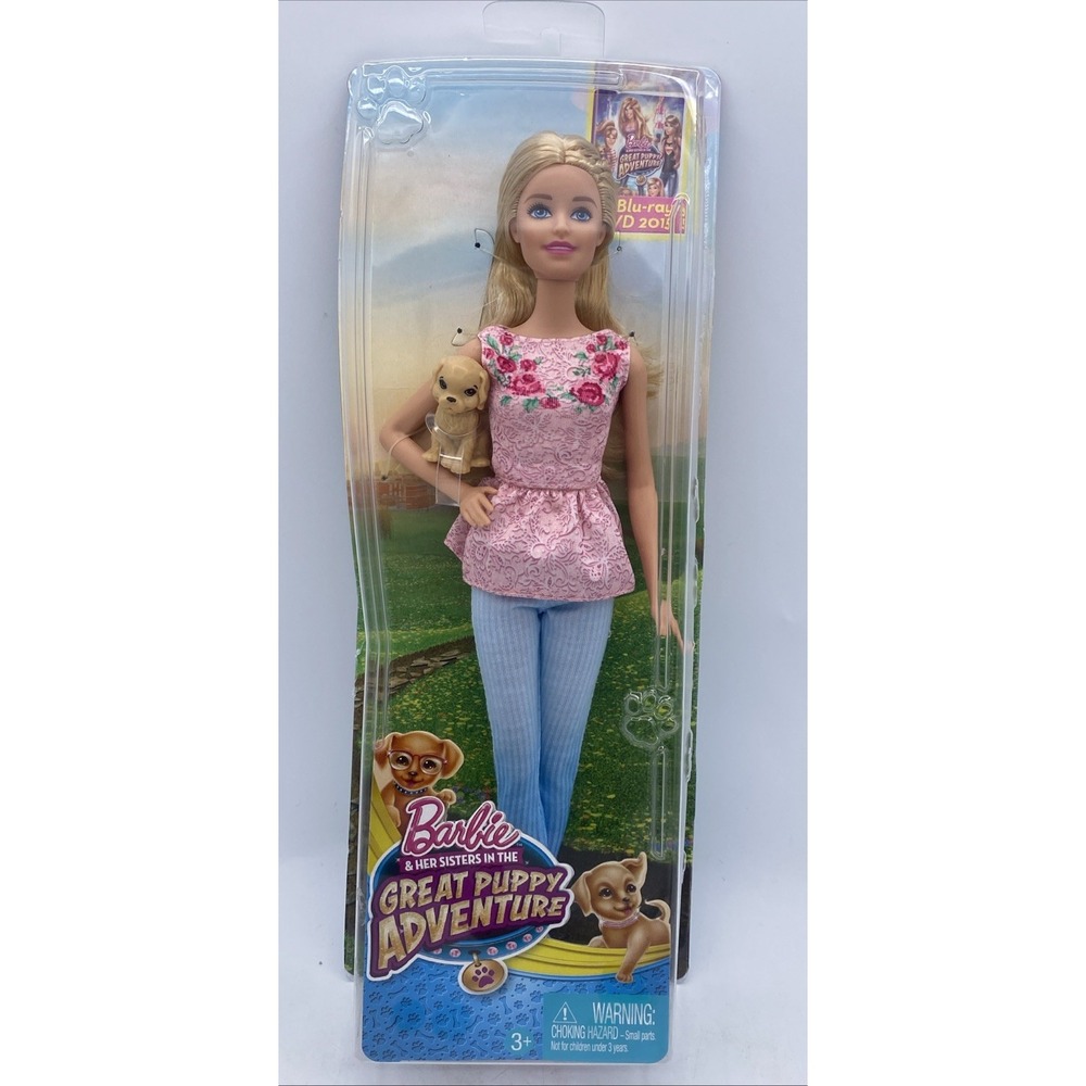 Barbie and Her Sisters in The Great Puppy Adventure Chelsea & Cute Honey Dog NIB